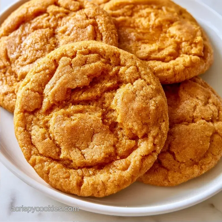 Pumpkin Spice Cookies Recipe with Pumpkin Puree