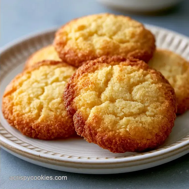 Rich Egg Yolk Crispy Cookies: Shatter Crisp