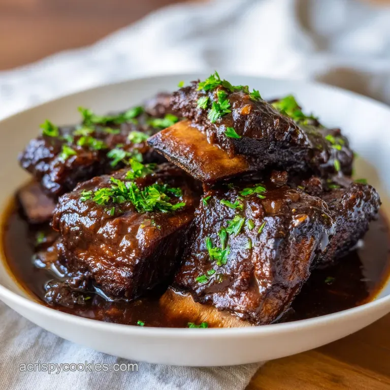Braised Short Ribs Slow Cooker Recipe