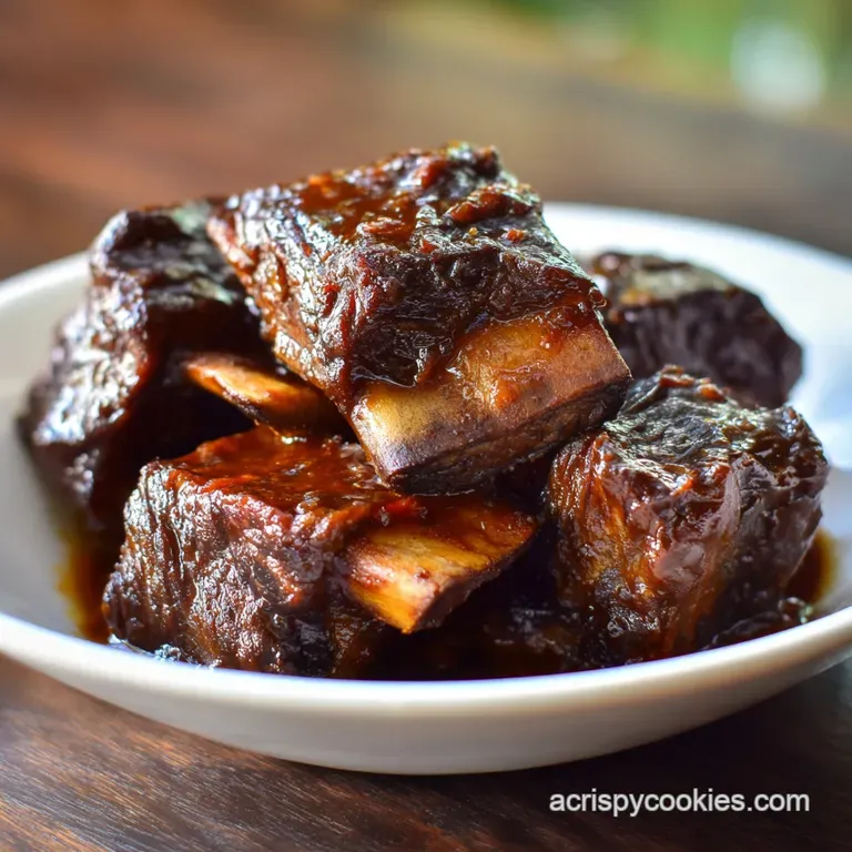 Perfectly plated short rib with vibrant green parsley garnish. Polenta is smooth and inviting. A balanced, colorful, and d...
