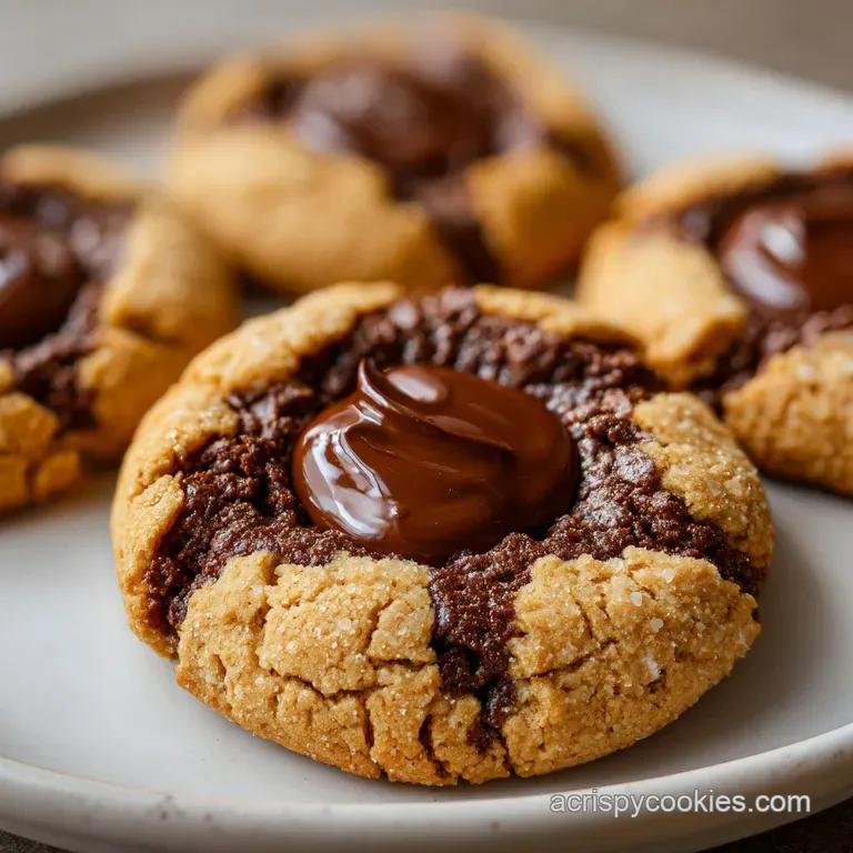 Three golden-brown cookies stacked on a white ceramic plate beside a cold glass of milk and a linen napkin.