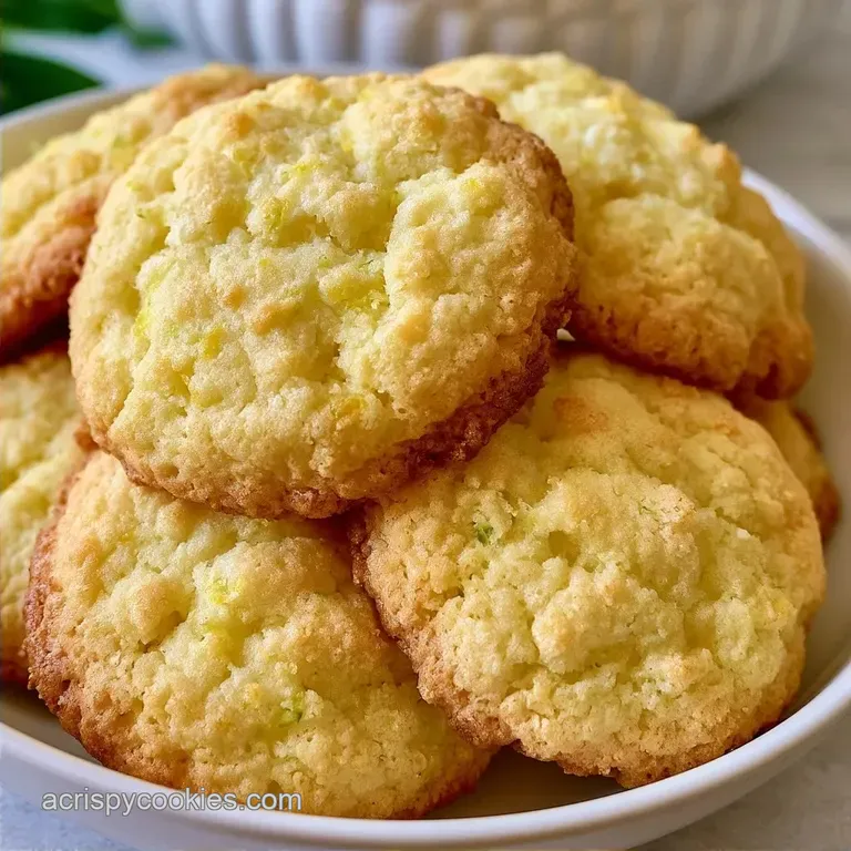 Soft Chewy Lemon Cookies with Fresh Zest