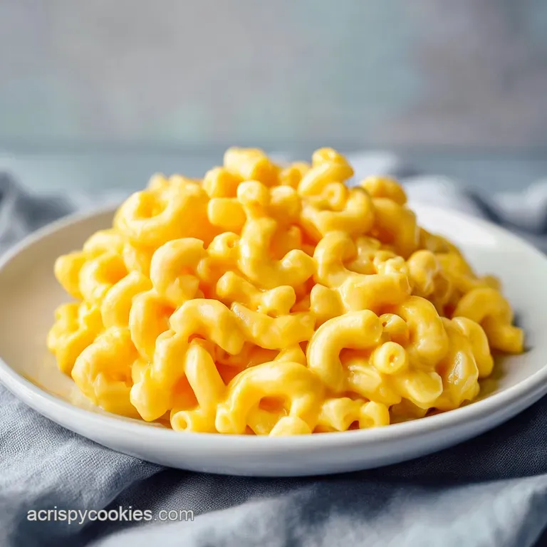 A single serving of stovetop mac, sharp cheddar, topped with toasted breadcrumbs and cracked black pepper. Simple elegance.