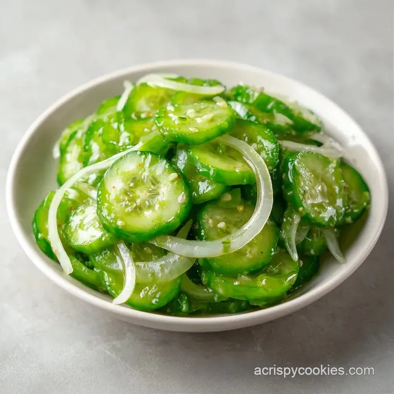 Vibrant green cucumber rounds in a sleek glass jar with aromatic dill sprigs and tiny golden mustard seeds.