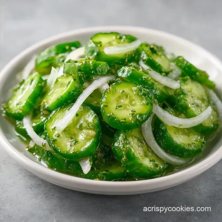 Sweet Fridge Pickles: Crunchy and Tangy