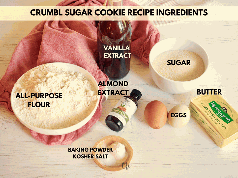 crumbl sugar cookie recipe ingredients