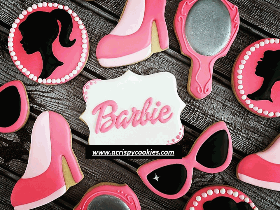 Here are some ways to decorate Barbie cookies: