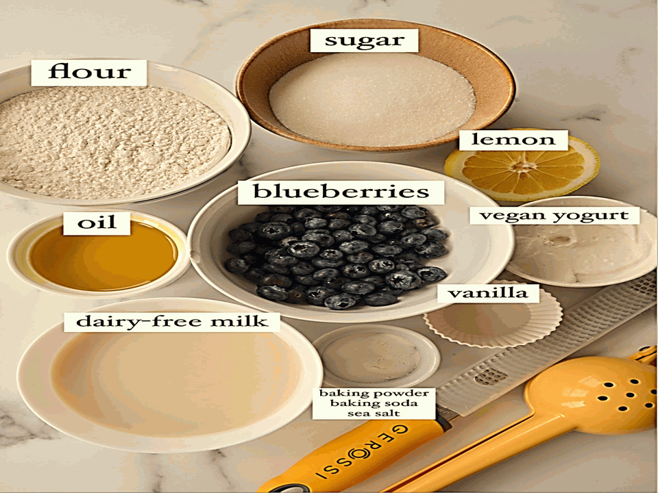 lemon blueberry cookie recipe ingredients