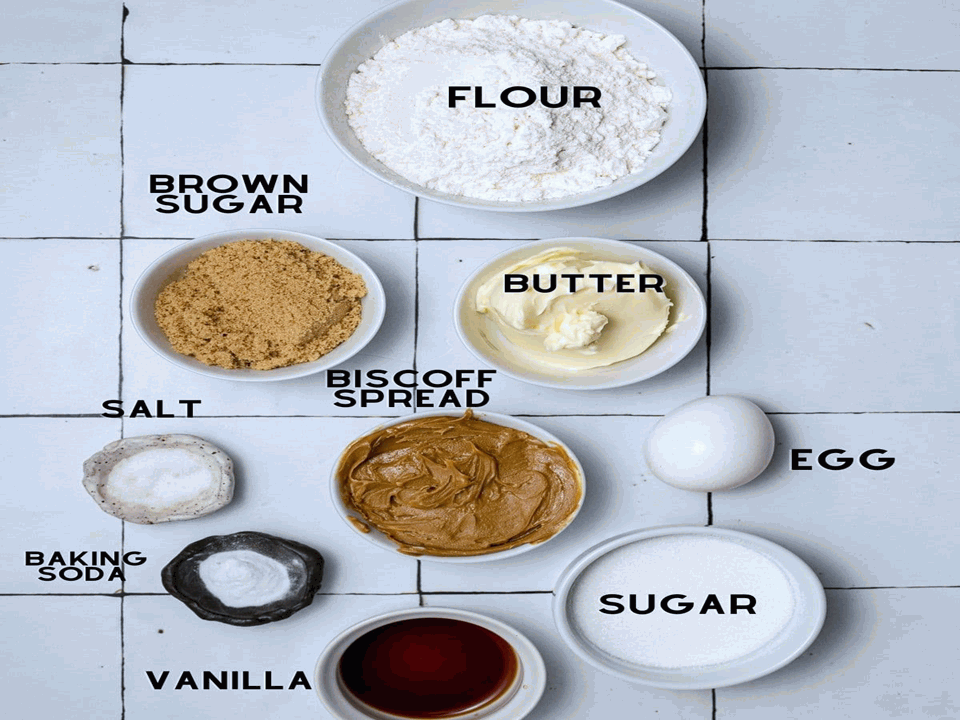Ingredients cookie butter recipes