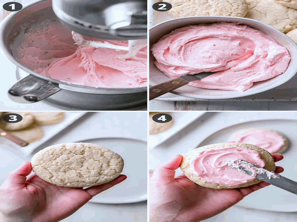 Pink Sugar Cookie Almond Icing