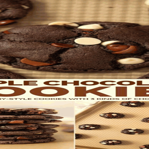 triple chocolate cookie recipe acrispycookies