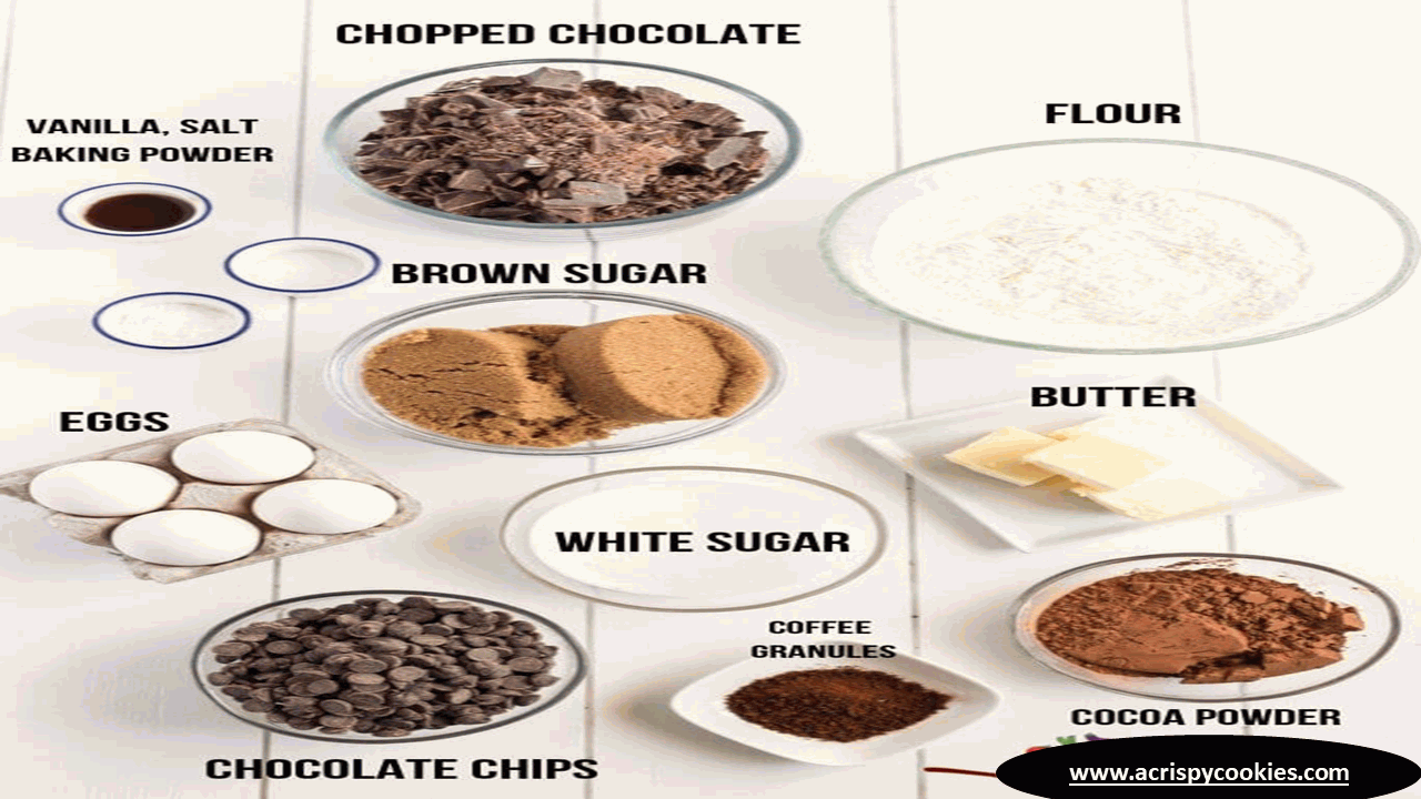 triple chocolate cookie recipe ingredients
