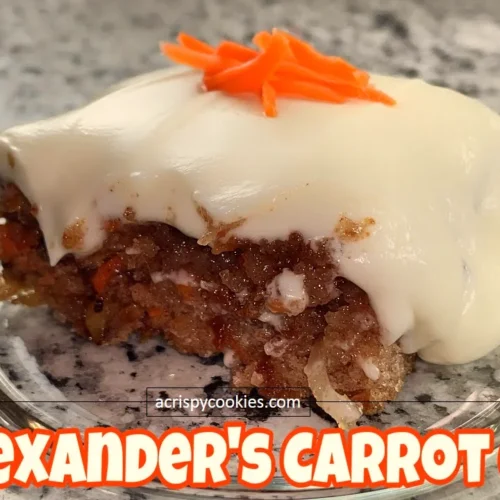 j alexanders carrot cake recipe
