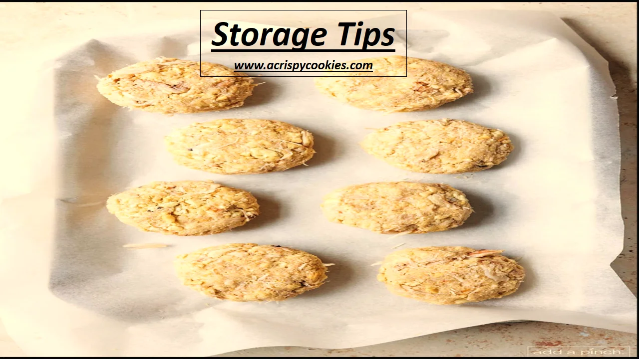 Storage tips of Dungeness Crab Cakes