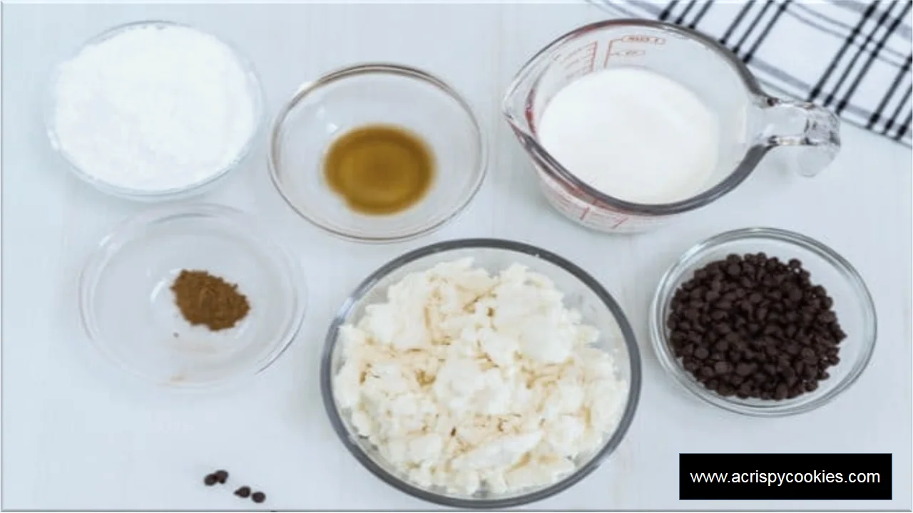 Cannoli Cream ingredients