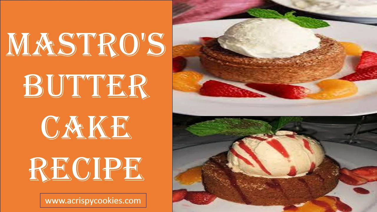 Mastro's butter cake recipe
