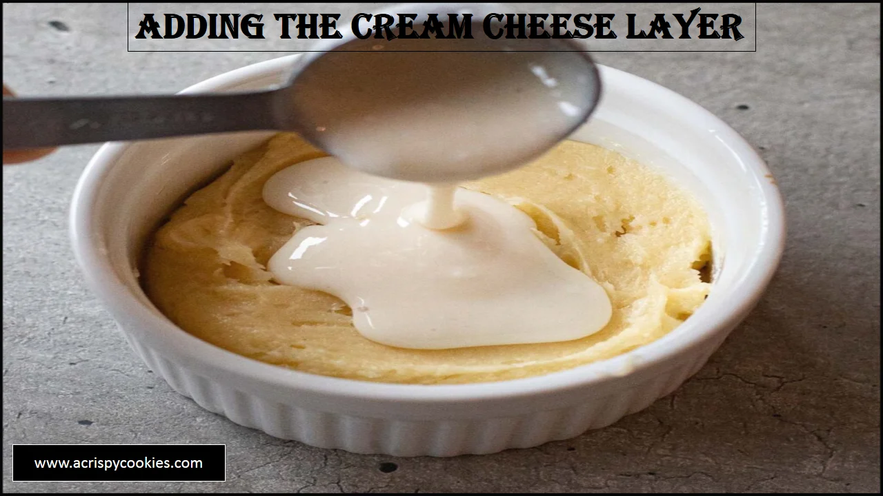 adding cream cheese layers 
