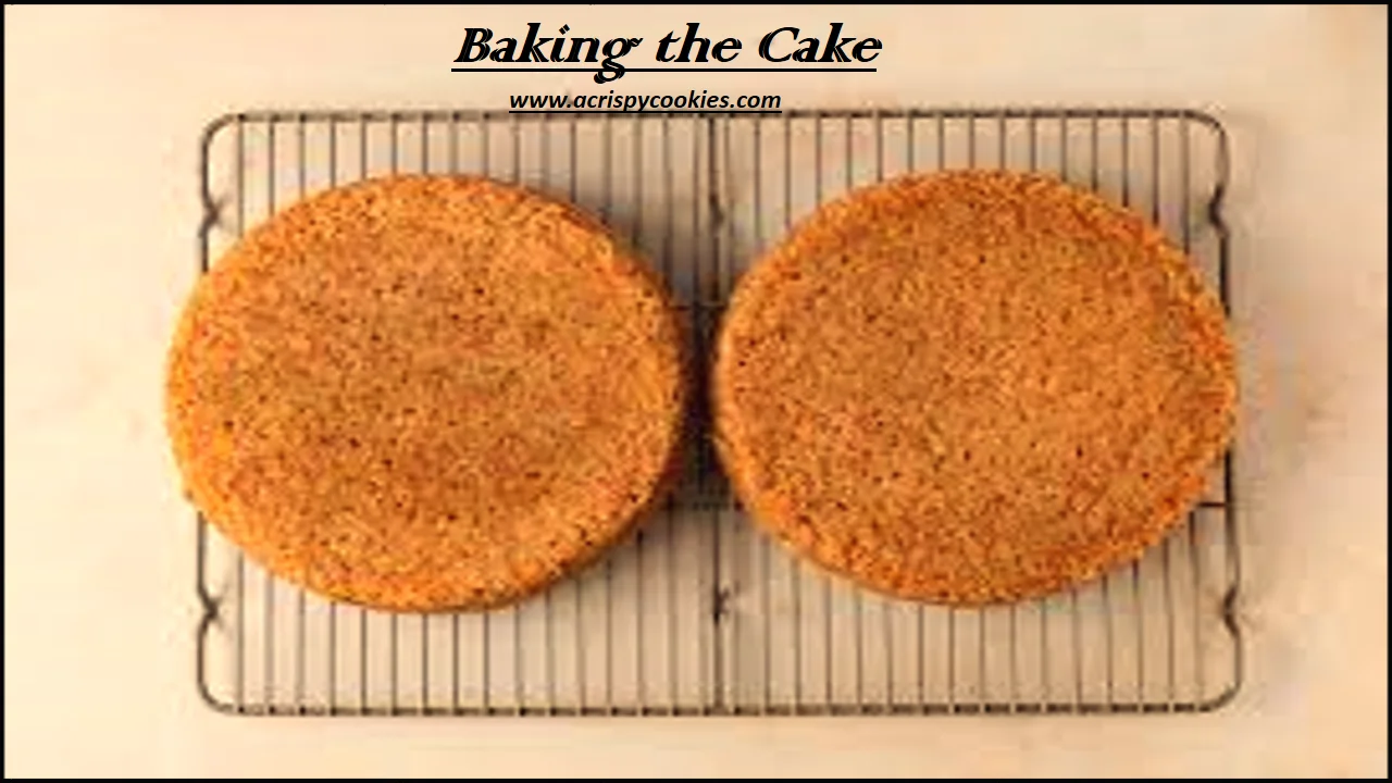 Baking cake 