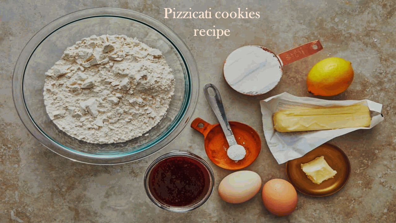 Ingredients Pizzicati cookies recipe