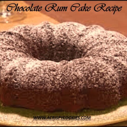 Chocolate Rum Cake Recipe