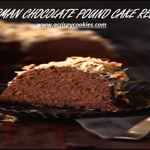 German chocolate pound cake recipe