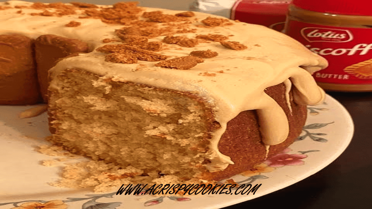 Moist Cookie Butter Cake