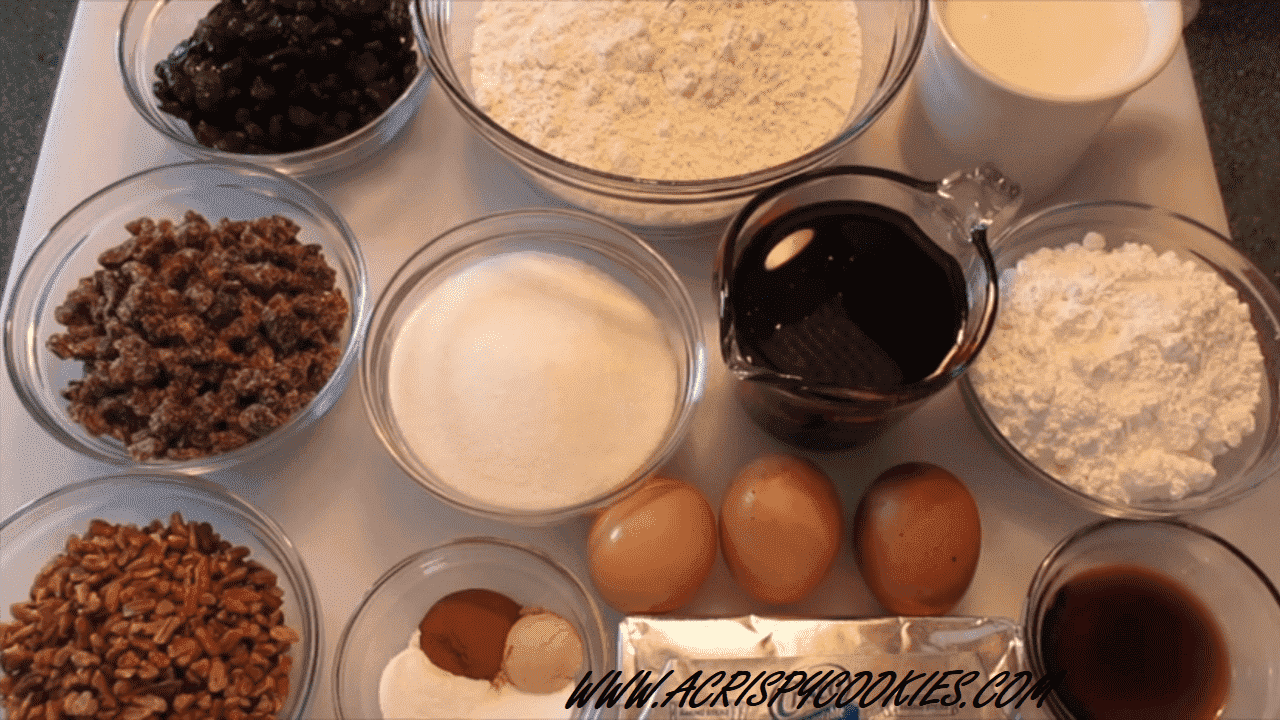 Molasses Cake Ingredients