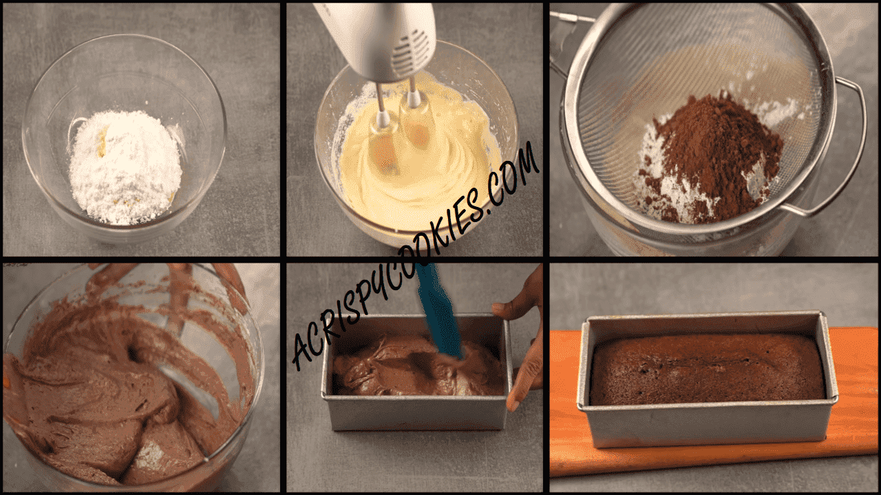 Chocolate Pound Cake Instructions