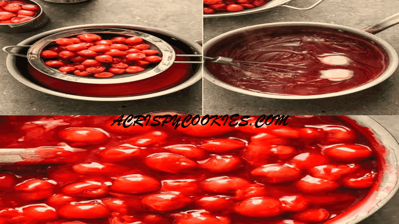 Making the Cherry Pie Filling
