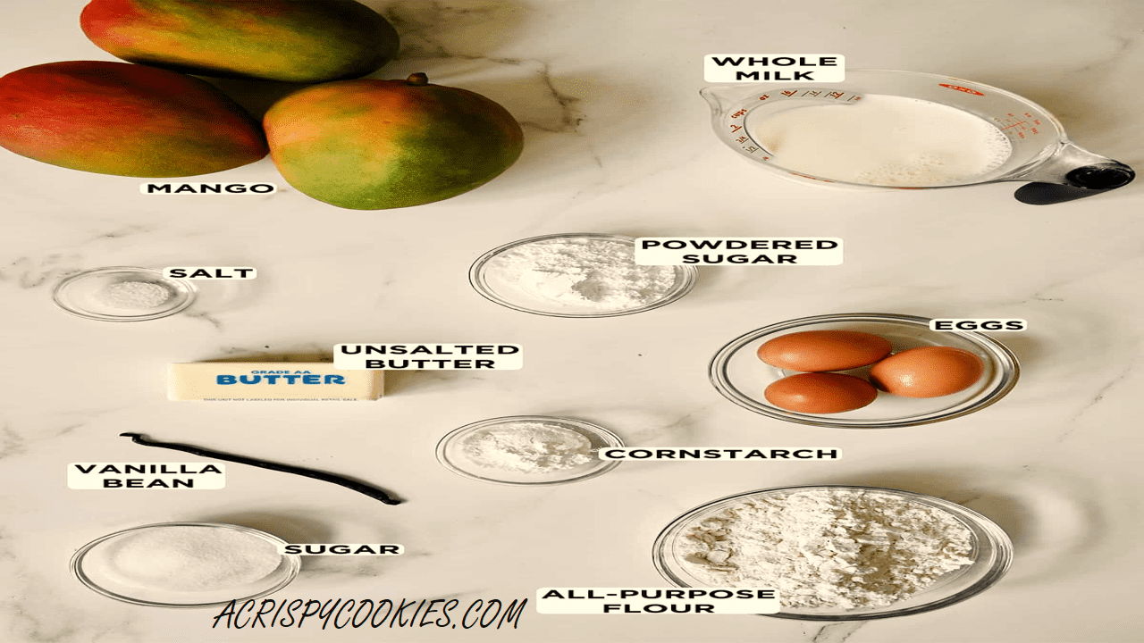 Mango Cake Ingredients