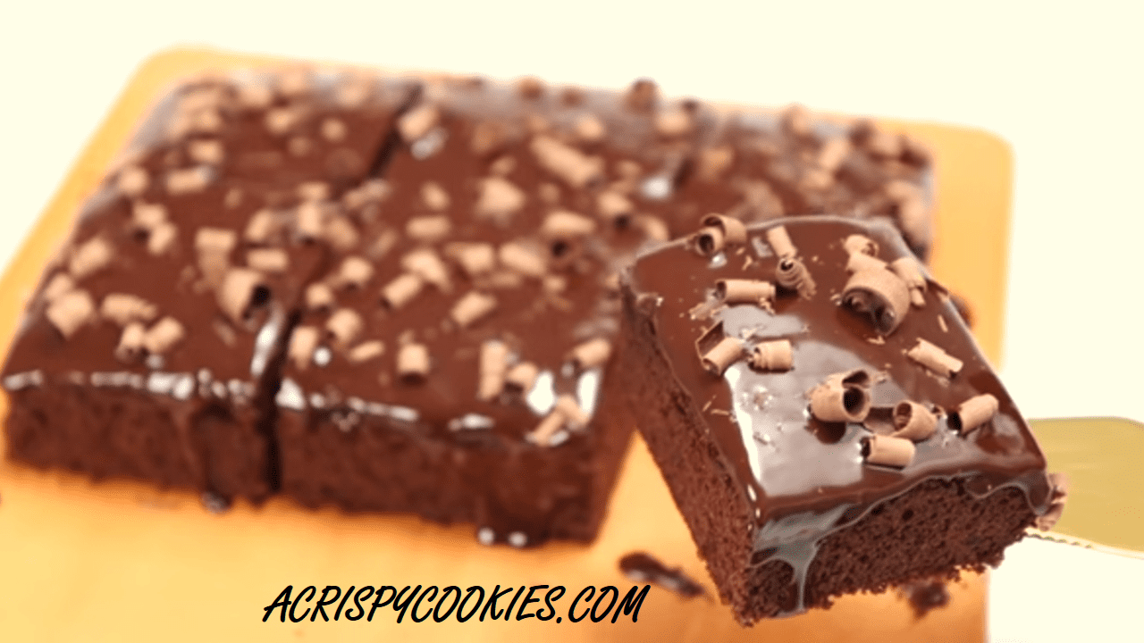 Moist Chocolate Brownie Cake