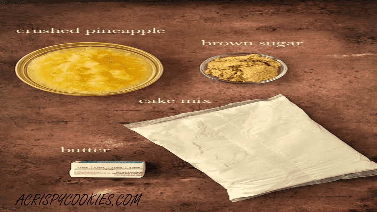 Pineapple Dump Cake Ingredients