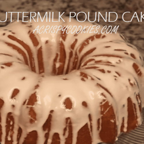 BUTTERMILK POUND CAKE