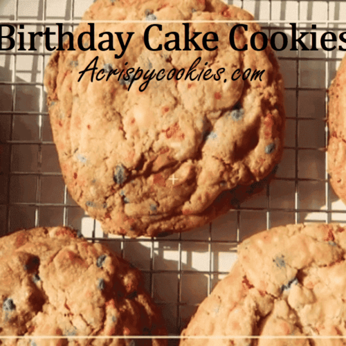 Birthday Cake Cookies