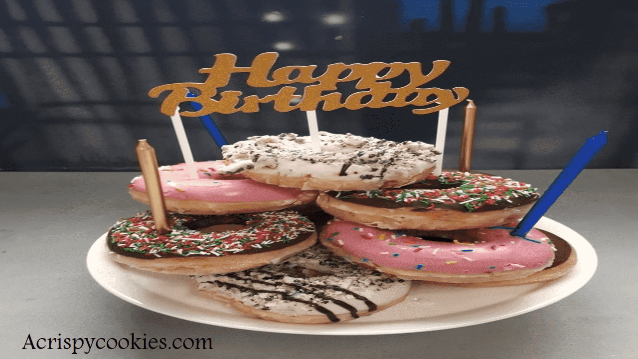 Birthday Donut cake