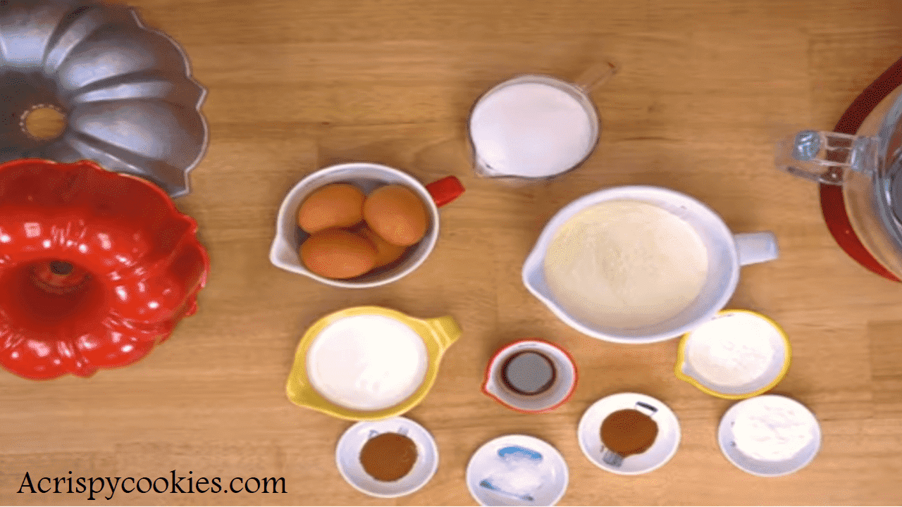 Donut cake ingredients