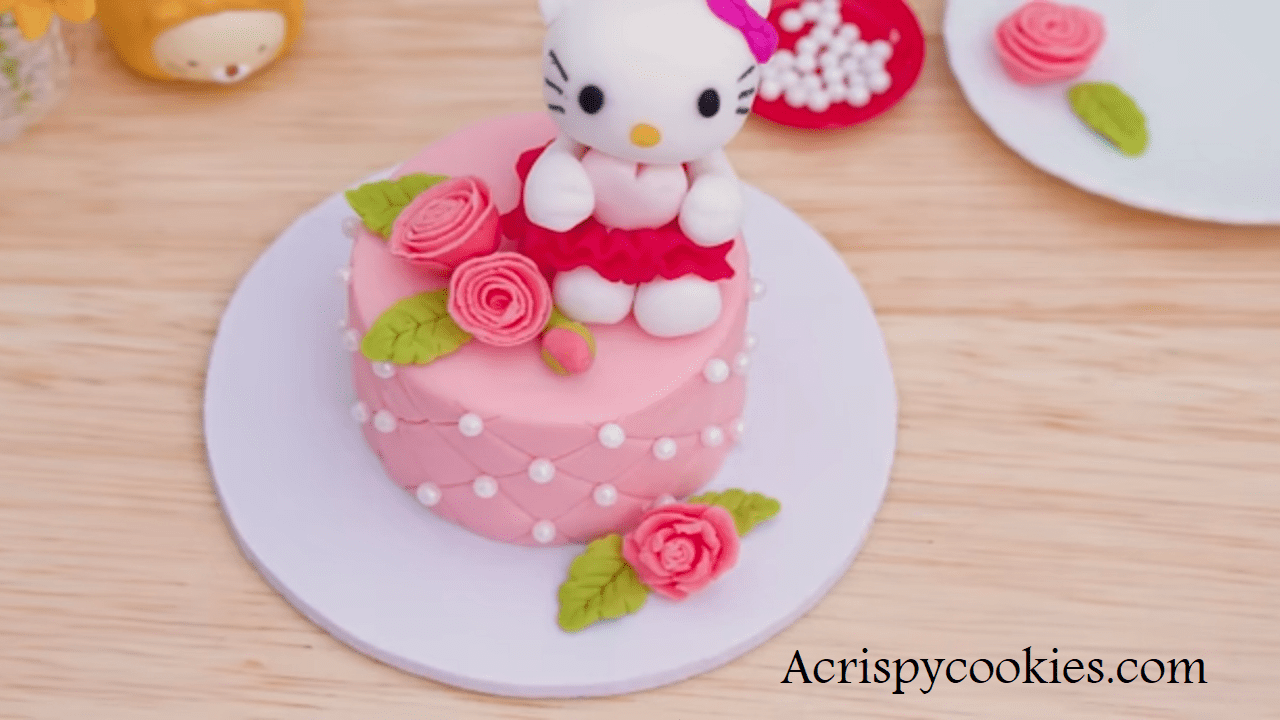 Hello Kitty cake topper