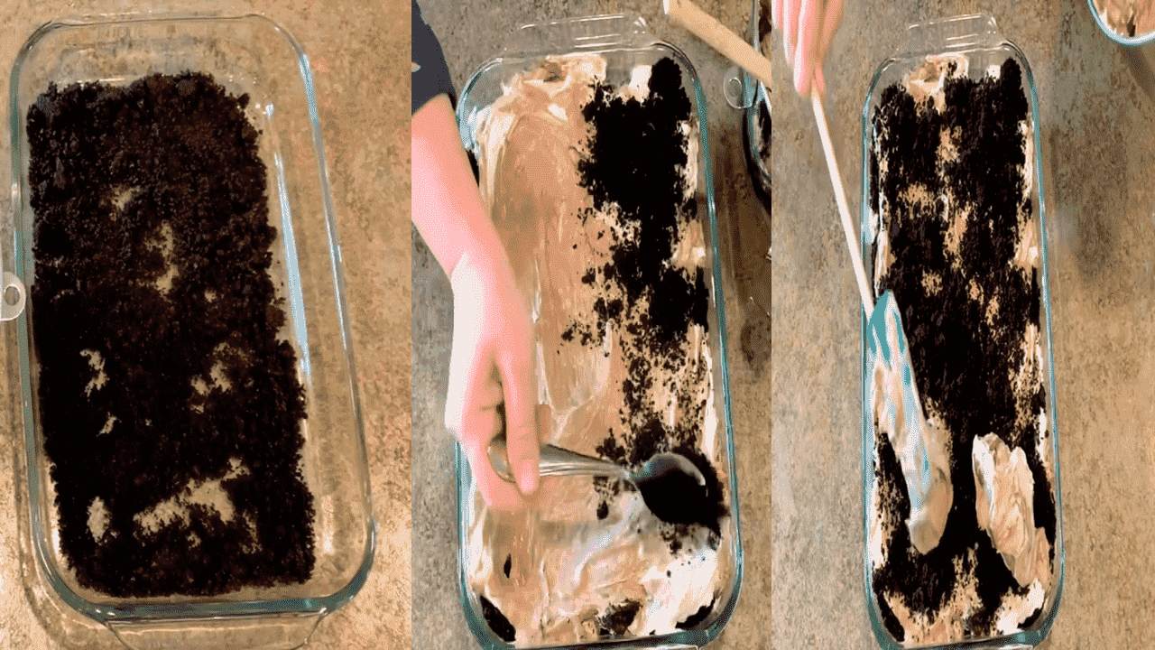 Layer the Dirt Cake