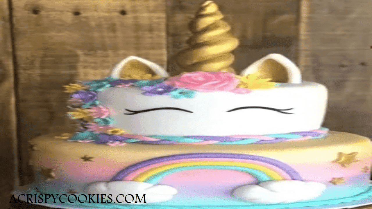 Rainbow Unicorn Cake