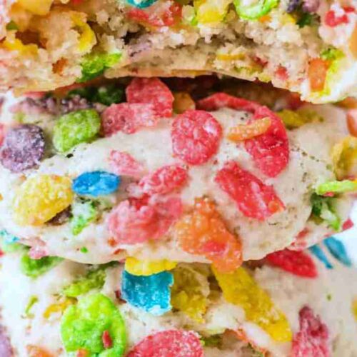 Fruity Pebbles Cookies a crispy cookies