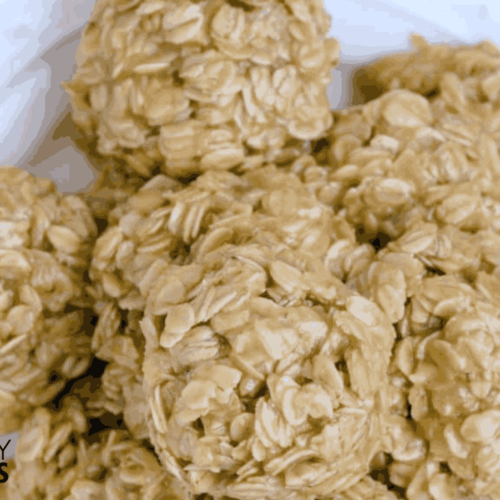 No Bake Lemon Oatmeal Cookies a crispy cookies