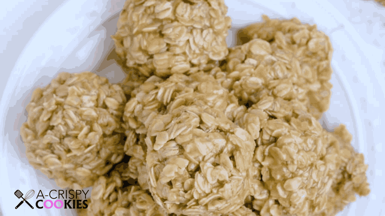 No Bake Lemon Oatmeal Cookies a crispy cookies