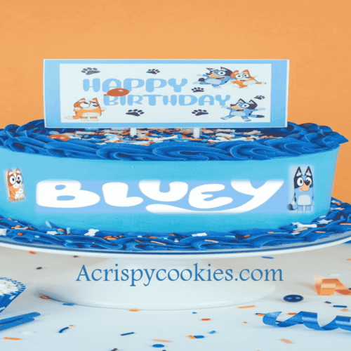 Bluey birthday cake recipe