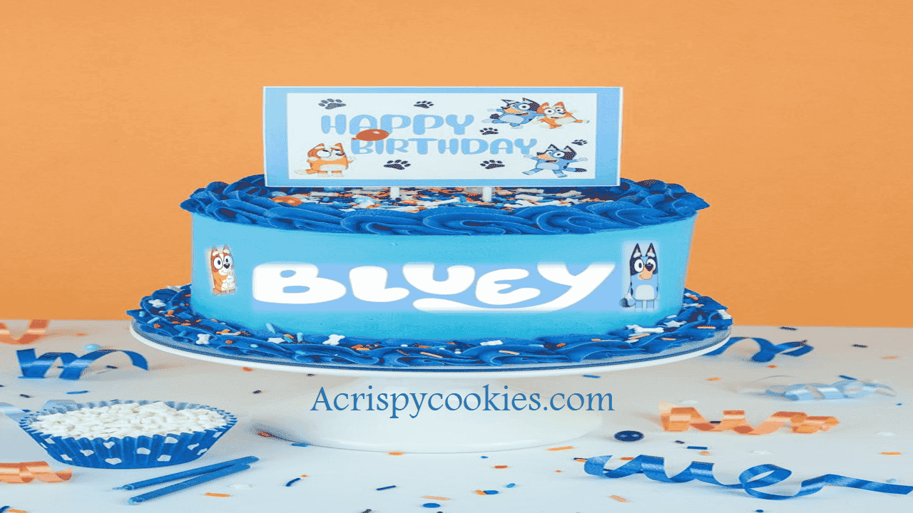 Bluey birthday cake recipe